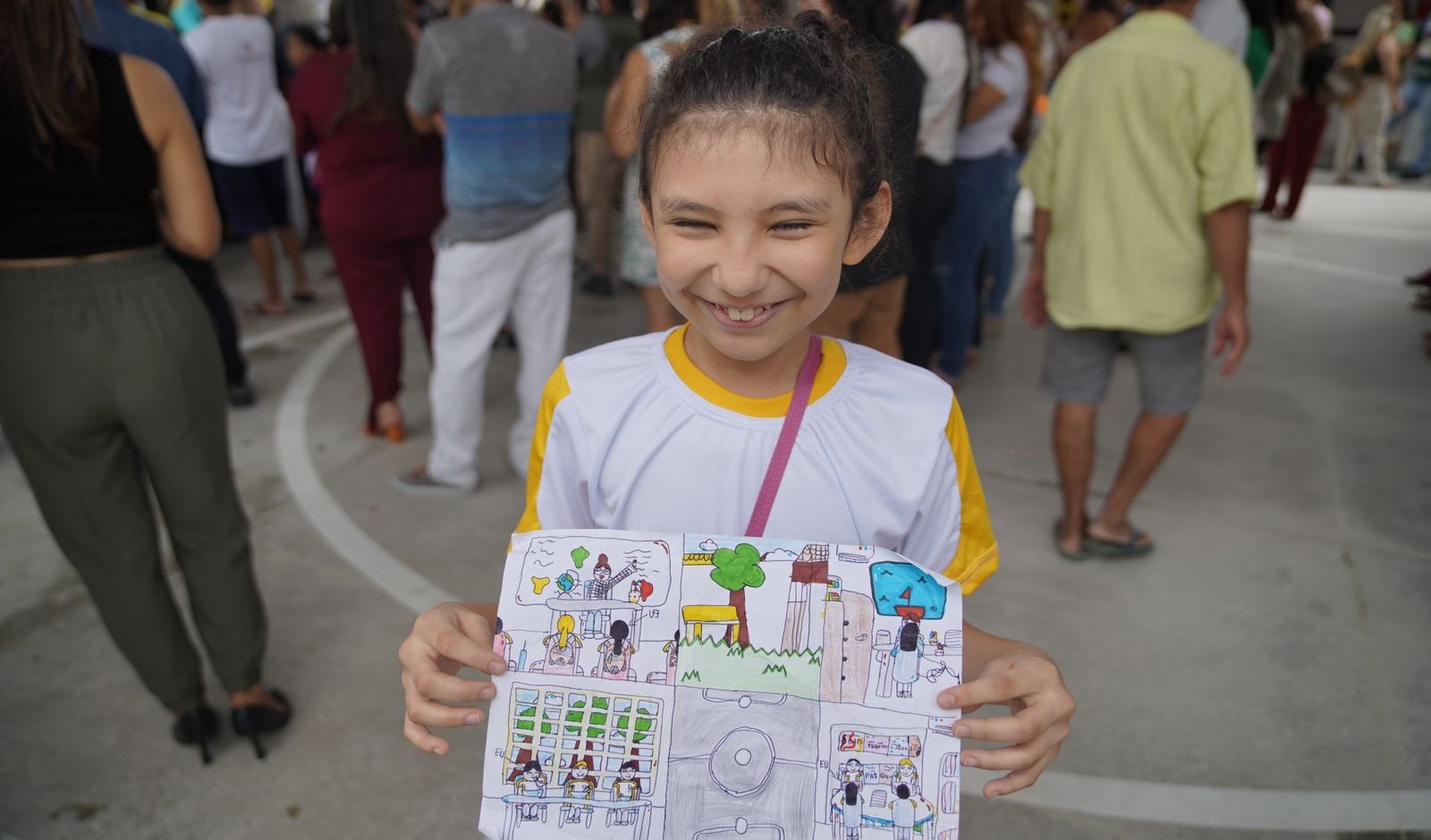 criança sorrindo